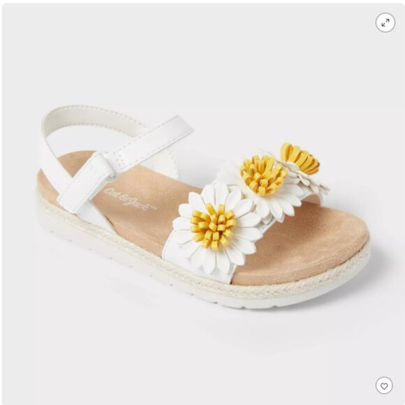 Cat & Jack Toddler Abbie Daisy Sandals - Picture 1 of 5